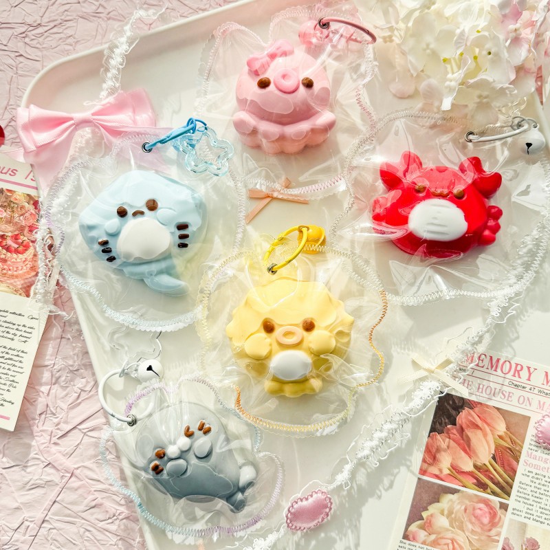 Handmade food-grade silicone Marine animal sewing packaging stress-relieving toy, Kneading Fun Stress-relieving toy, a stress-relieving magic tool pic 2