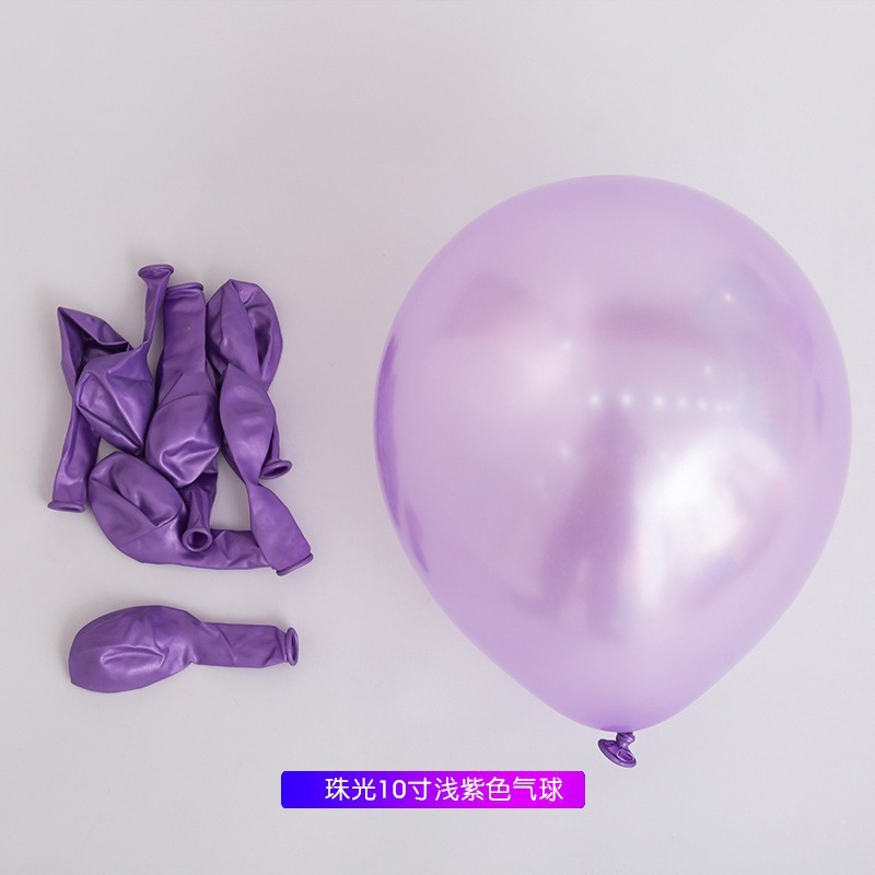 2.2-gram 10-inch matte latex balloons, pearlescent balloons, wedding balloons, party decorations, macarons, arch doors, wedding pic 36