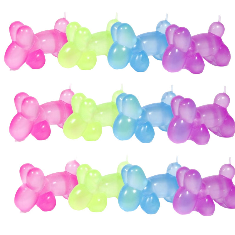 跨境新款仿真小狗麦芽糖气球玩具儿童成人减压捏捏乐充气卡通气模批发详情1