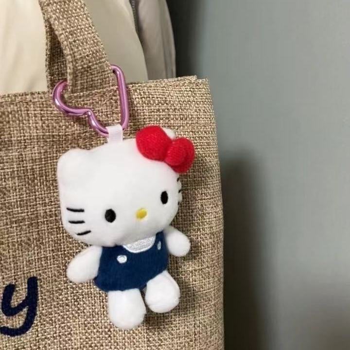 可爱hellokitty挂件凯蒂猫kt毛绒玩具猫咪公仔玩偶包包钥匙扣挂饰详情5