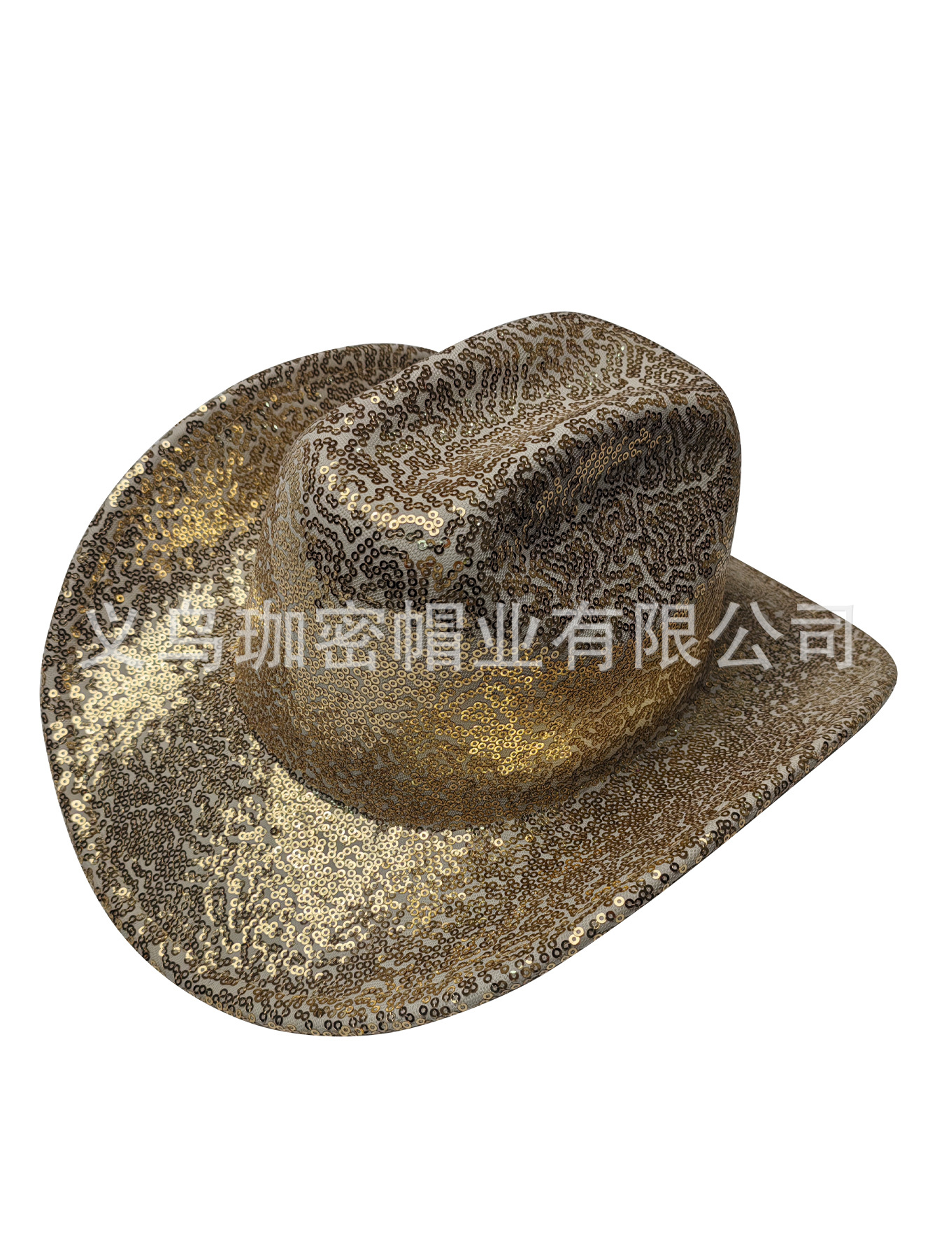 Transfronterizo nuevo estilo fiesta fiesta baile show sombrero de vaquero sombrero de festival de comercio exterior lana lentejuelas cool jazz sombrero pic 12