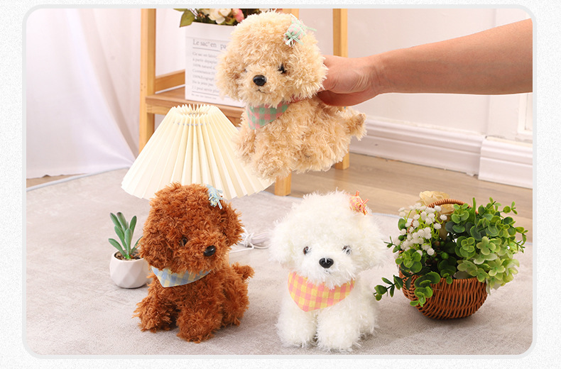 Wholesale of new faux dog plush toys, puppy dolls, candy dog dolls, cloth dolls, wedding and year-end party small gifts pic 8