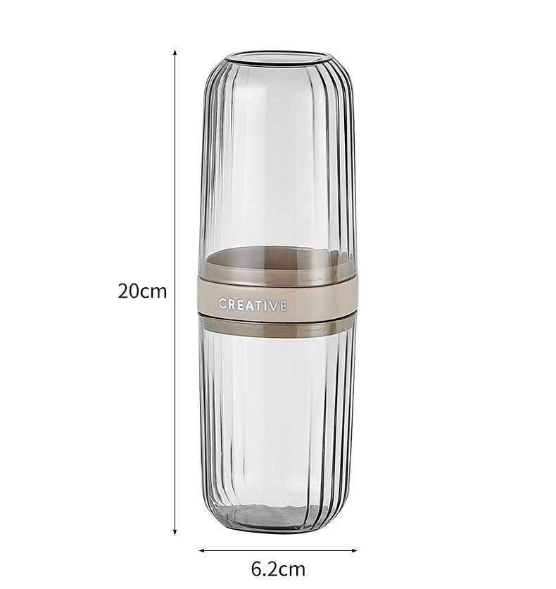 旅行洗漱杯套装旅游必备用品便携牙刷收纳盒洗漱包出差神器漱口杯详情2