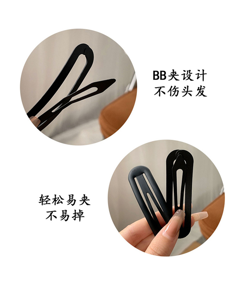新款莫兰迪色系BB夹实用百搭刘海夹女发夹少女心碎发边夹发卡发饰详情31