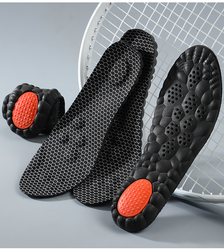 Graphene insoles with 3A-level anti-odor, antibacterial and deodorizing properties for basketball, badminton, leisure sports, high elasticity, shock absorption, breathability and sweat absorption pic 15