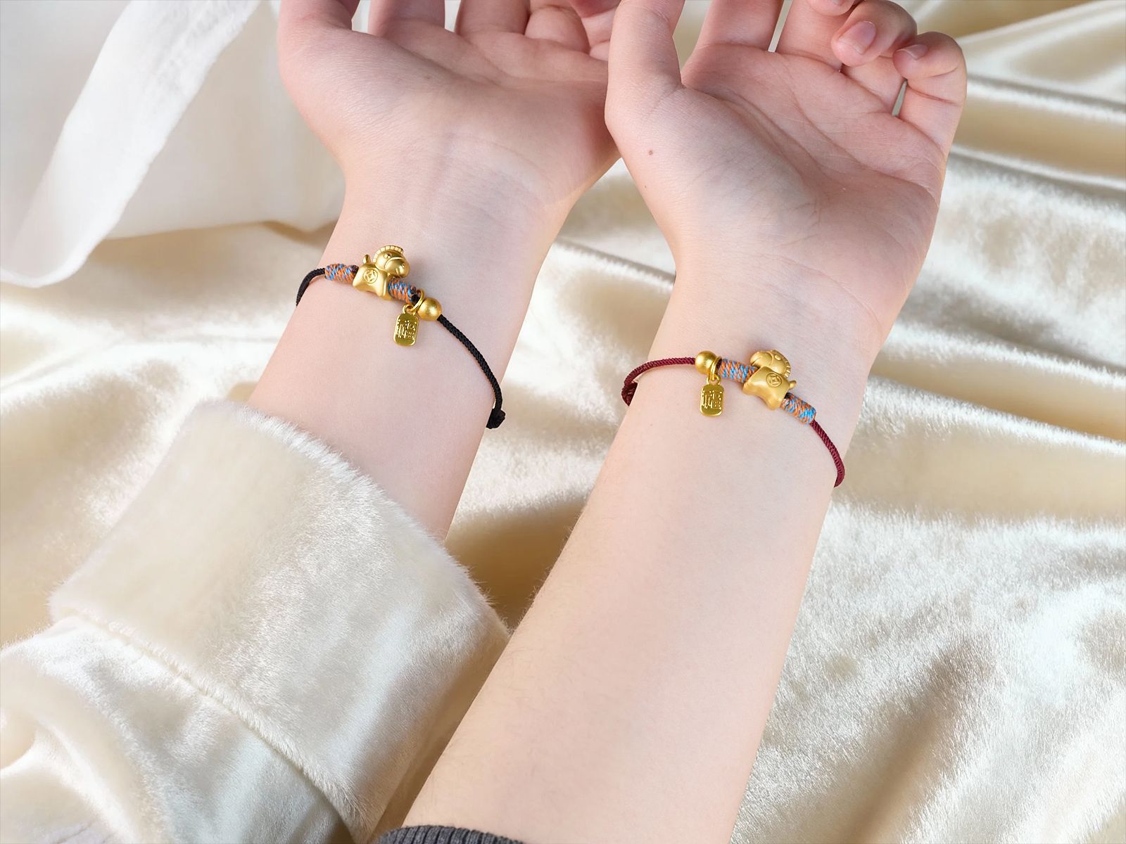 2026马年手工编织本命年红绳新年好运红色手绳手链手串礼物批发详情10