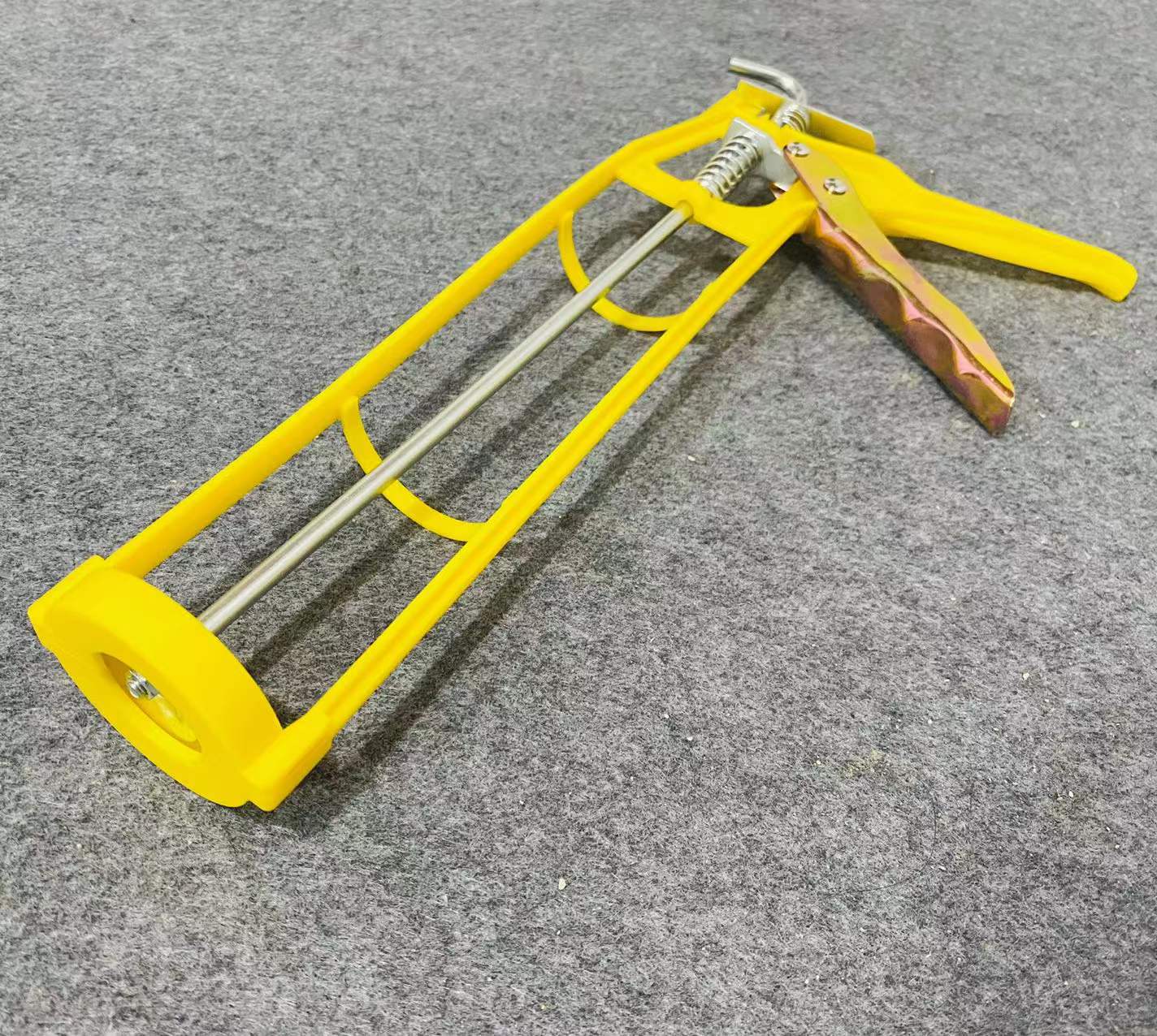 Plastic glass glue gun, yellow small double-column glass hard glue gun, gluing and pressing glue gun, structural soft glue gun, grouting tool pic 4