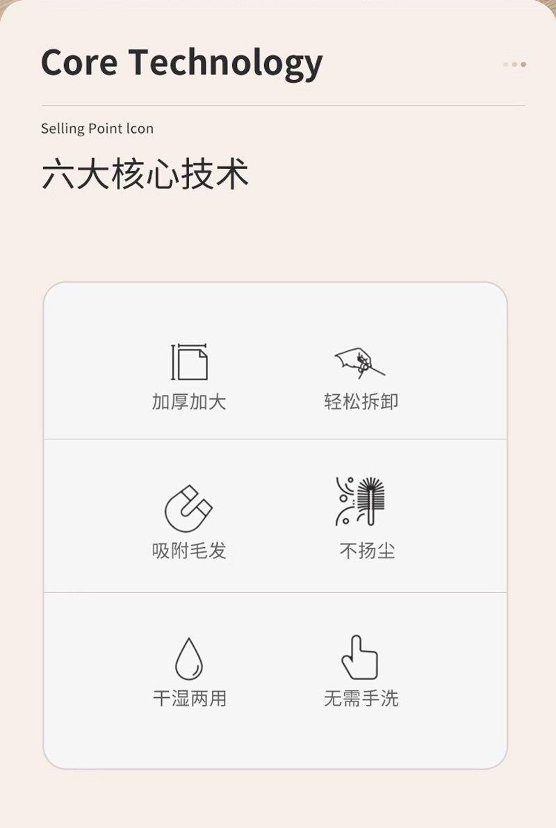 新懒人客厅免手洗平板拖把旋转家用大号长柄一拖净干湿两用木地板详情2