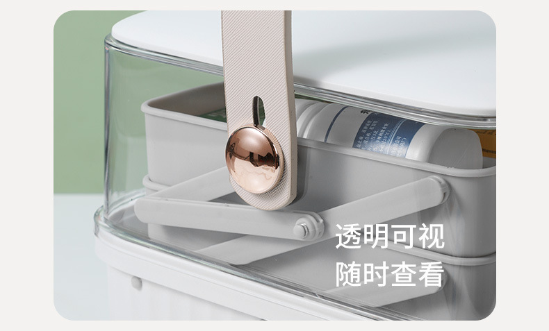 Medicine box, household medicine storage box, portable medicine box, large-capacity multi-layer regular medicine packaging box pic 19