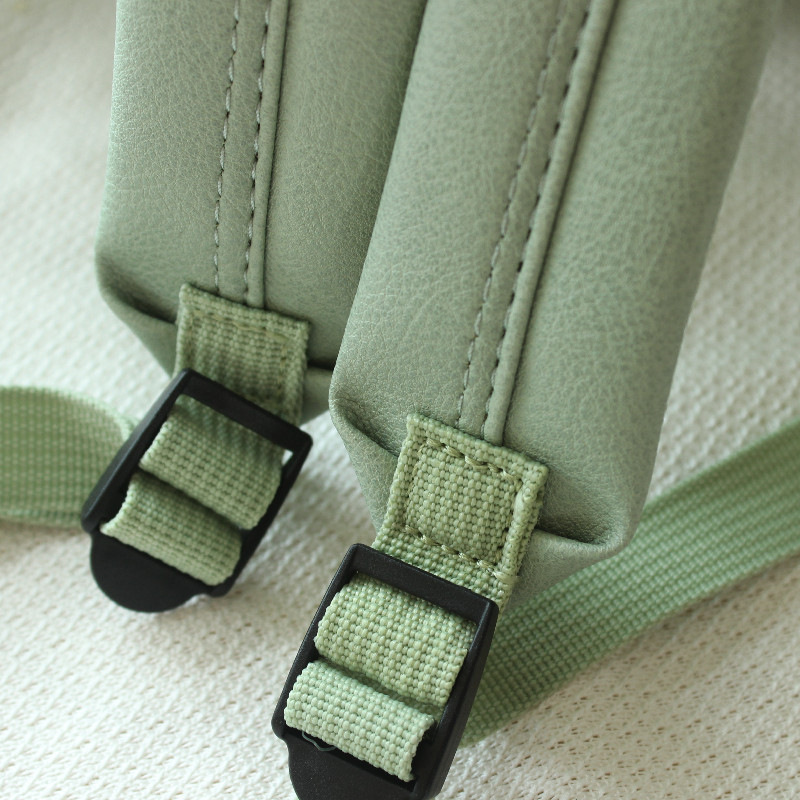 Rakuten leather backpacks from Japan: Simple and stylish for female college students and ladies, large-capacity backpacks for middle school students pic 12