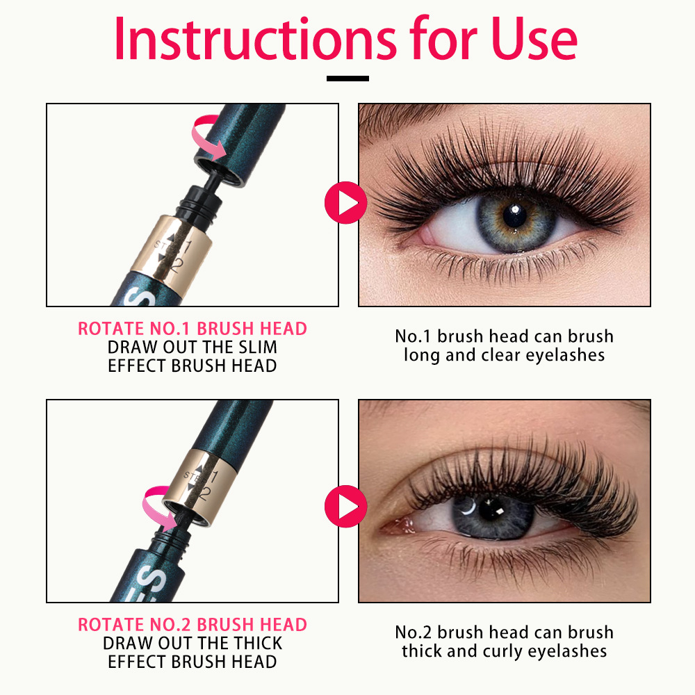 【 Cross-border Exclusive 】 Wholesale of Natural curling eyelash Bestseller Waterproof, Thick, Sweat-proof, Non-smudging and lengthening Mascara pic 6