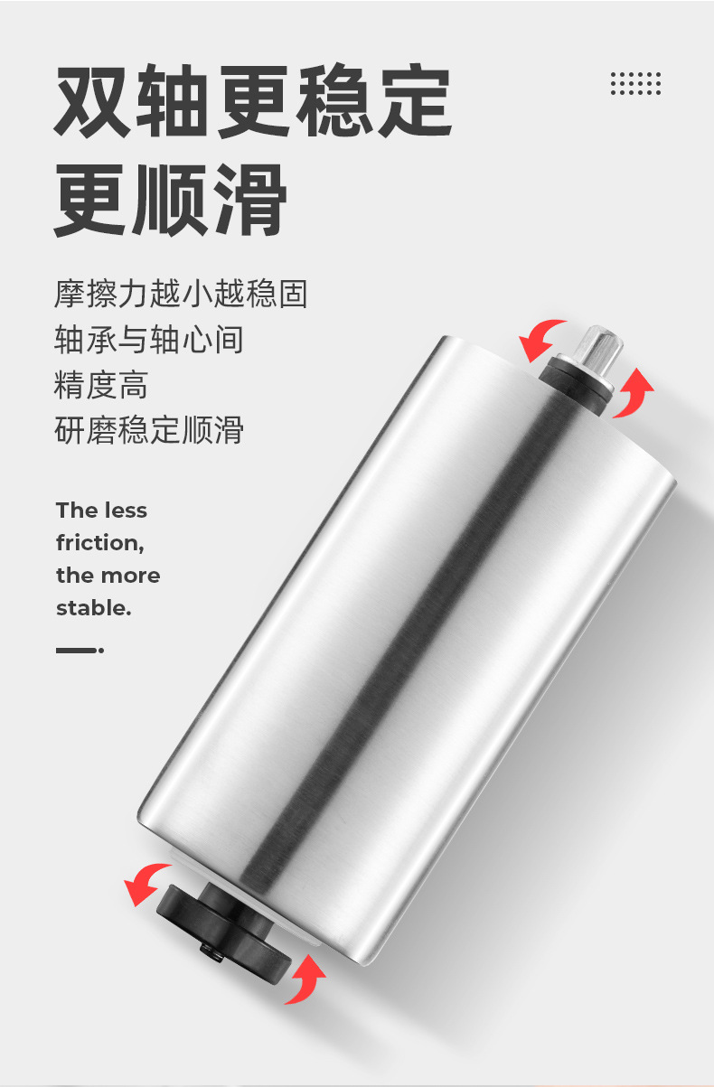 小巧便携手摇咖啡磨豆机厨房电器咖啡机套装手摇咖啡机详情13