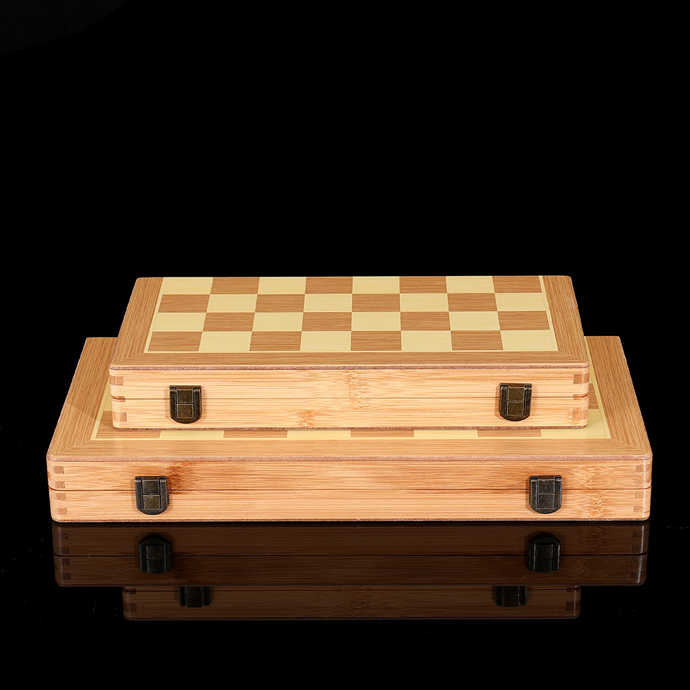 无磁性红木二合一国际象棋跳棋木质含双后专业级棋牌桌游玩具厂家外贸详情8