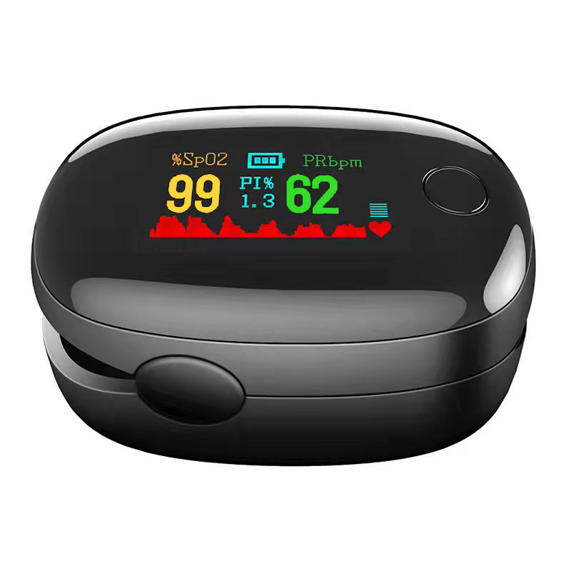 Cross-border exclusive medical-grade gemstone TFT blood oxygen meter, LED screen, English packaging, blood oxygen saturation measurement instrument pic 8
