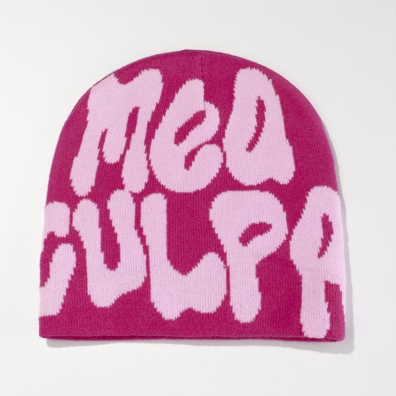 Amazon cross-border bestsellers: knitted hats for men and women, jacquard hats, popular hats from Europe and America, hip-hop hats, letter hats, AliExpress from Europe and America pic 15
