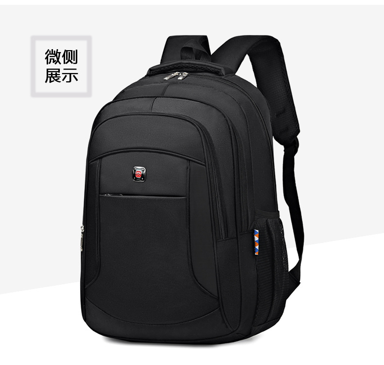 A versatile Oxford cloth student backpack for both men and women, a large-capacity business commuting computer bag for outdoor travel pic 16