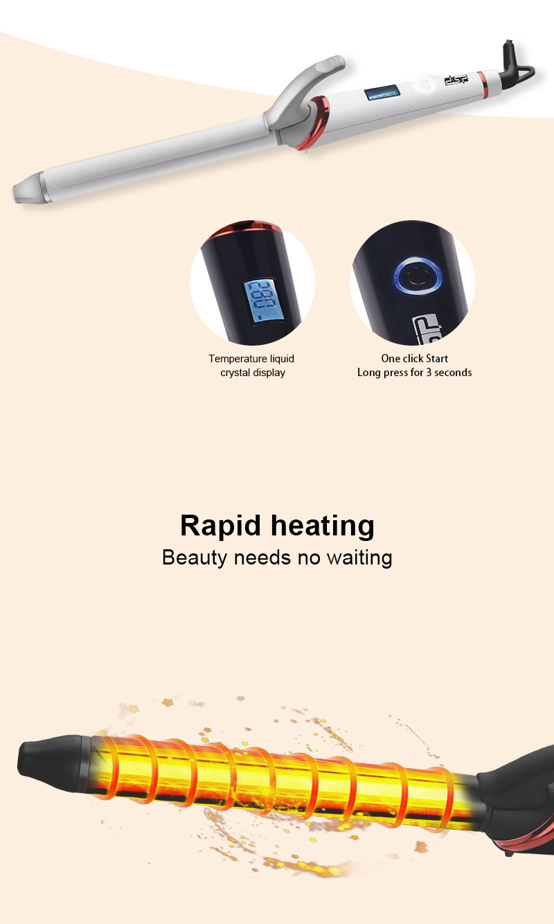 DSP/丹松 卷发棒大卷女大波浪蓬松不伤发持久定型电卷棒卷发神器详情11