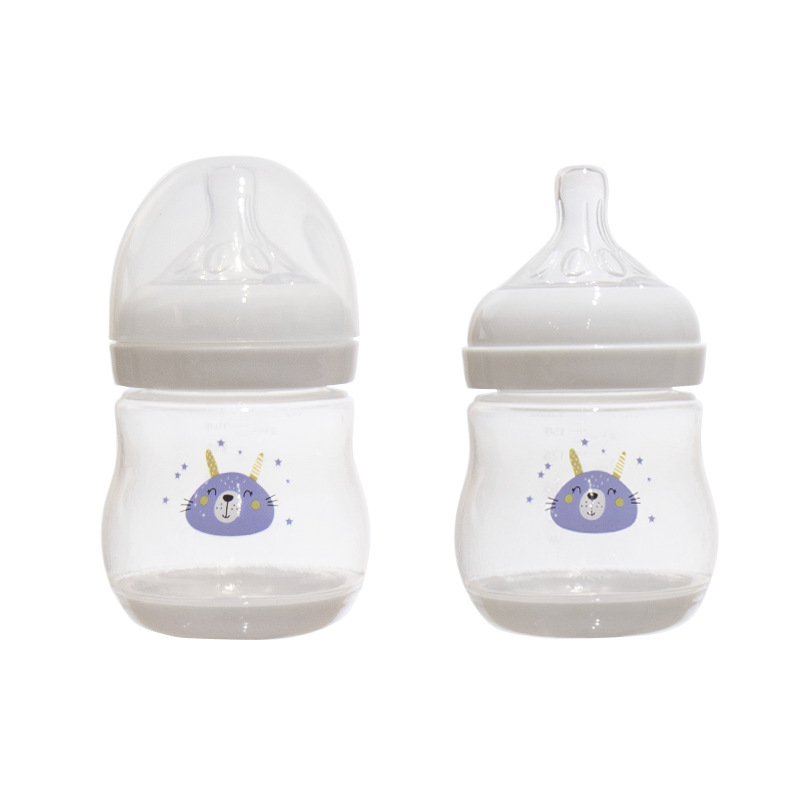 跨境婴儿奶瓶食品级pp宽口喂养奶瓶180ml耐高温喝水奶瓶厂家批发详情2
