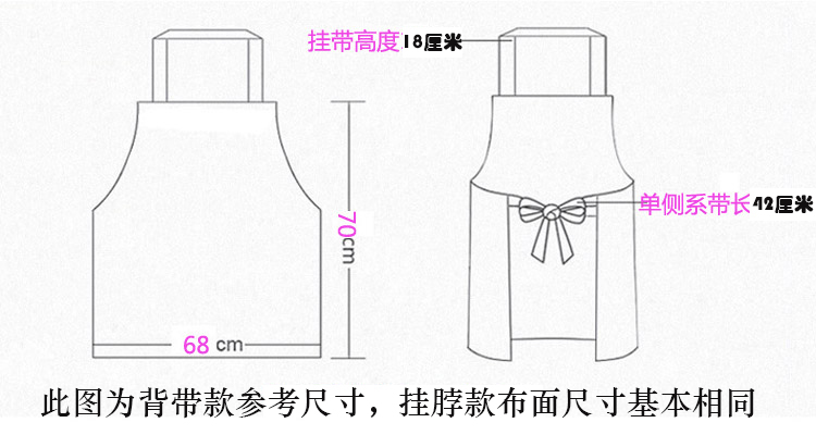 1F3日系家务围裙无袖纯布麻女士防污时尚秋天夏季透气围腰可调节详情4