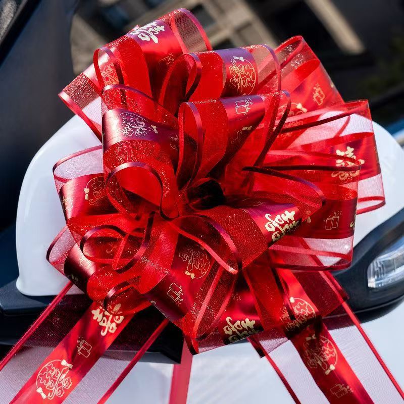 新款结婚拉花蝴蝶结婚车门把手装饰婚庆用品婚房全套布置汽车婚礼详情3