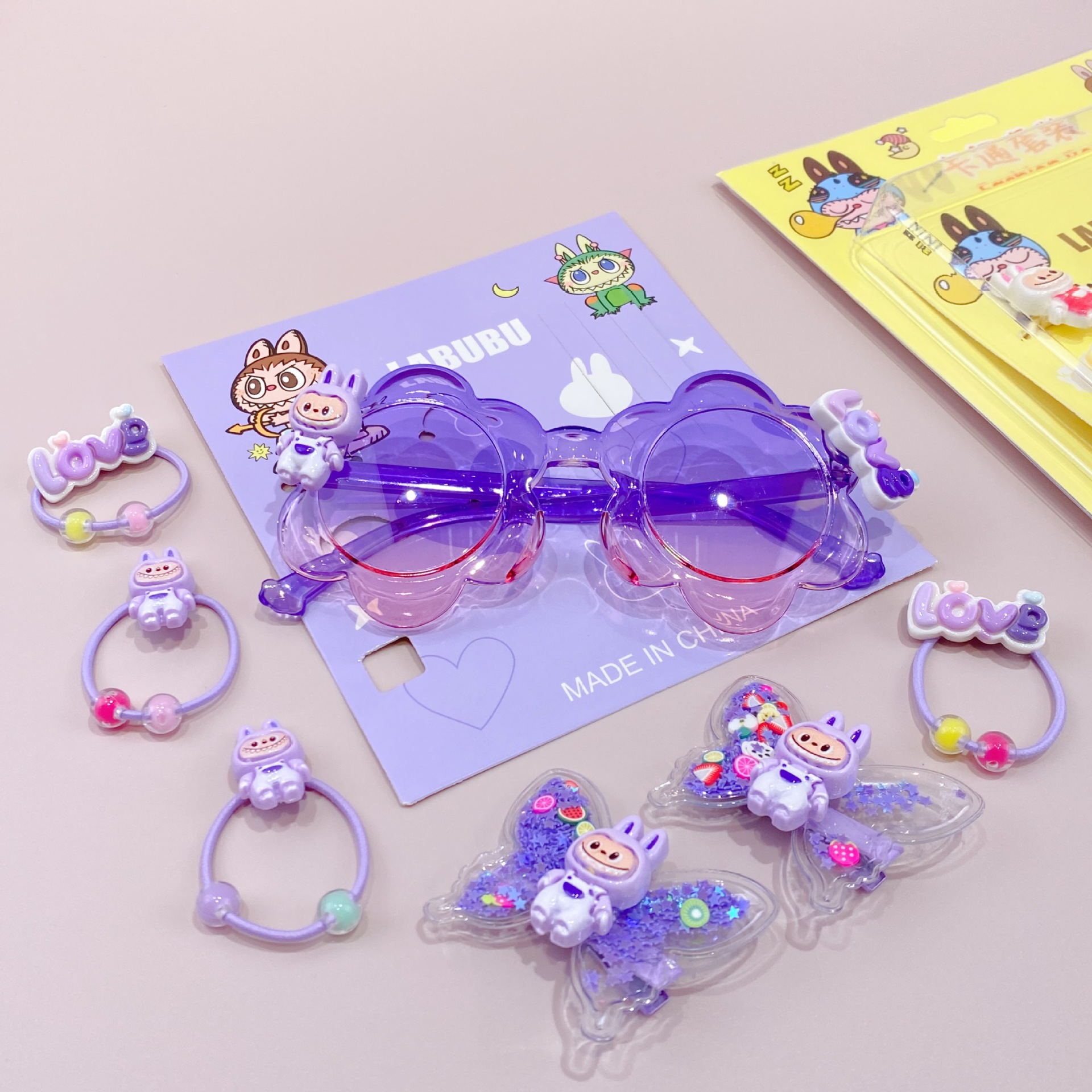 新款三丽鸥眼镜卡通皮筋发夹饰品套装可爱少女心装扮潮玩时尚精品详情29