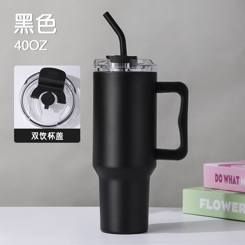 亚马逊40oz汽车杯304手柄冰霸保温杯保温冷一代二代车载水杯定制详情15