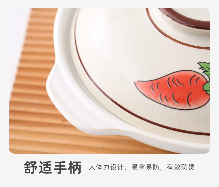 厂家批发日式浅煲浅锅黑白明火不裂小砂锅商用家用酒楼饭店适用详情17