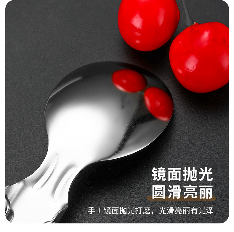 304不锈钢折叠餐具套装对折刀叉子勺子可拆卸筷子户外便携餐具袋详情8