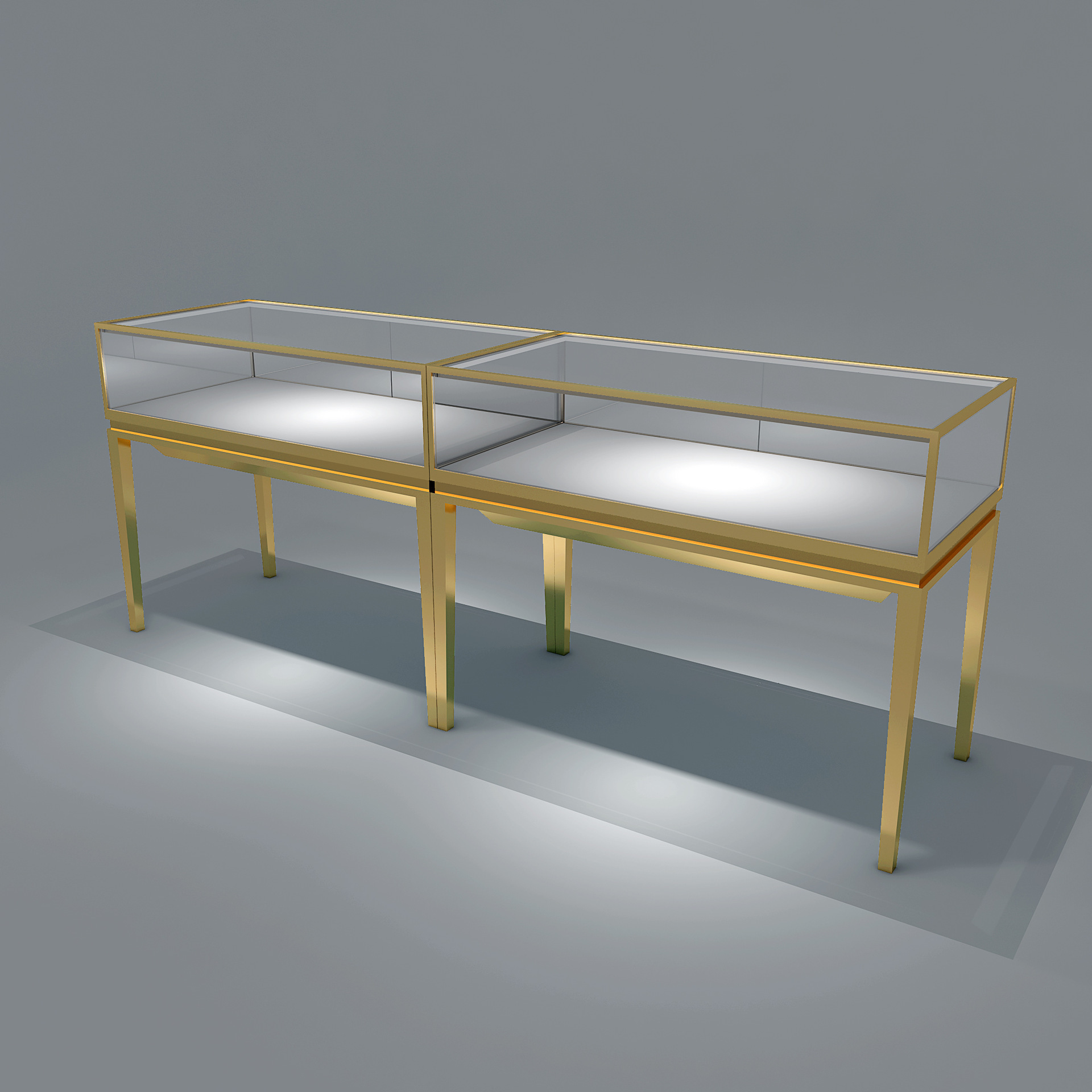 博物馆展柜展示柜字画文物展柜纪念馆展厅夹胶玻璃柜金属展柜定制详情19