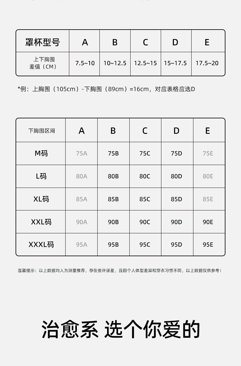「B-E罩杯」大杯大胸7A抗菌承托大码文胸女收副乳聚拢无痕内衣女详情19