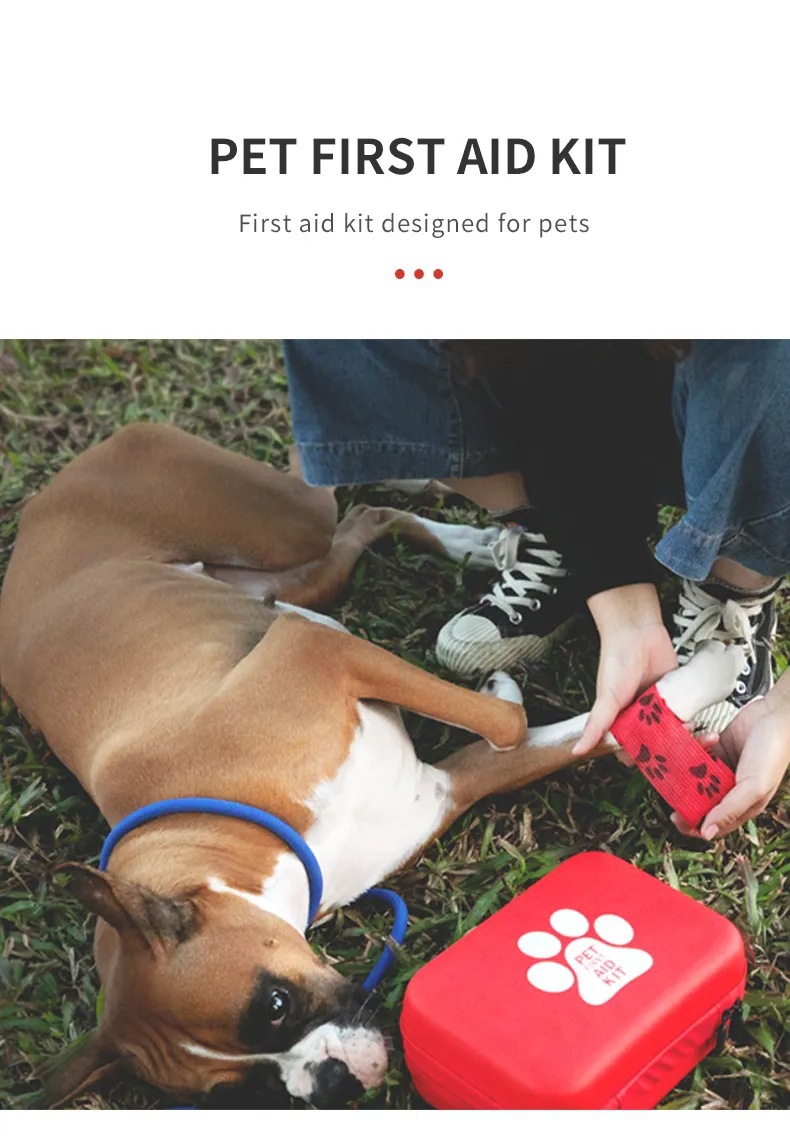 Cross-border export pet first aid kit, portable cat and dog medical first aid kit, Amazon pet emergency supplies set pic 5