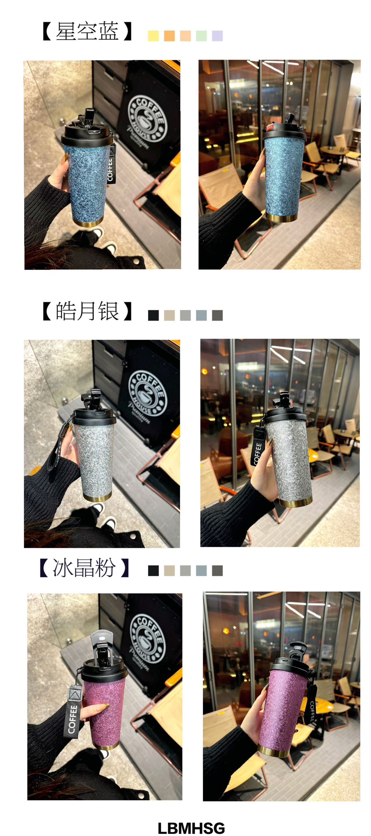 Titanium-coated coffee cups, insulated cups, high appearance standards for men and women, portable and high-end portable titanium water cups, titanium cup gift creativity pic 10