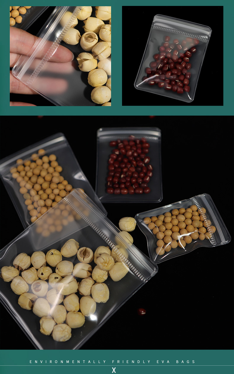 Medicine EVA sealed bag, grain preservation bag, frosted snack and candy storage sealed bag, eva food-grade self-sealing bag pic 20