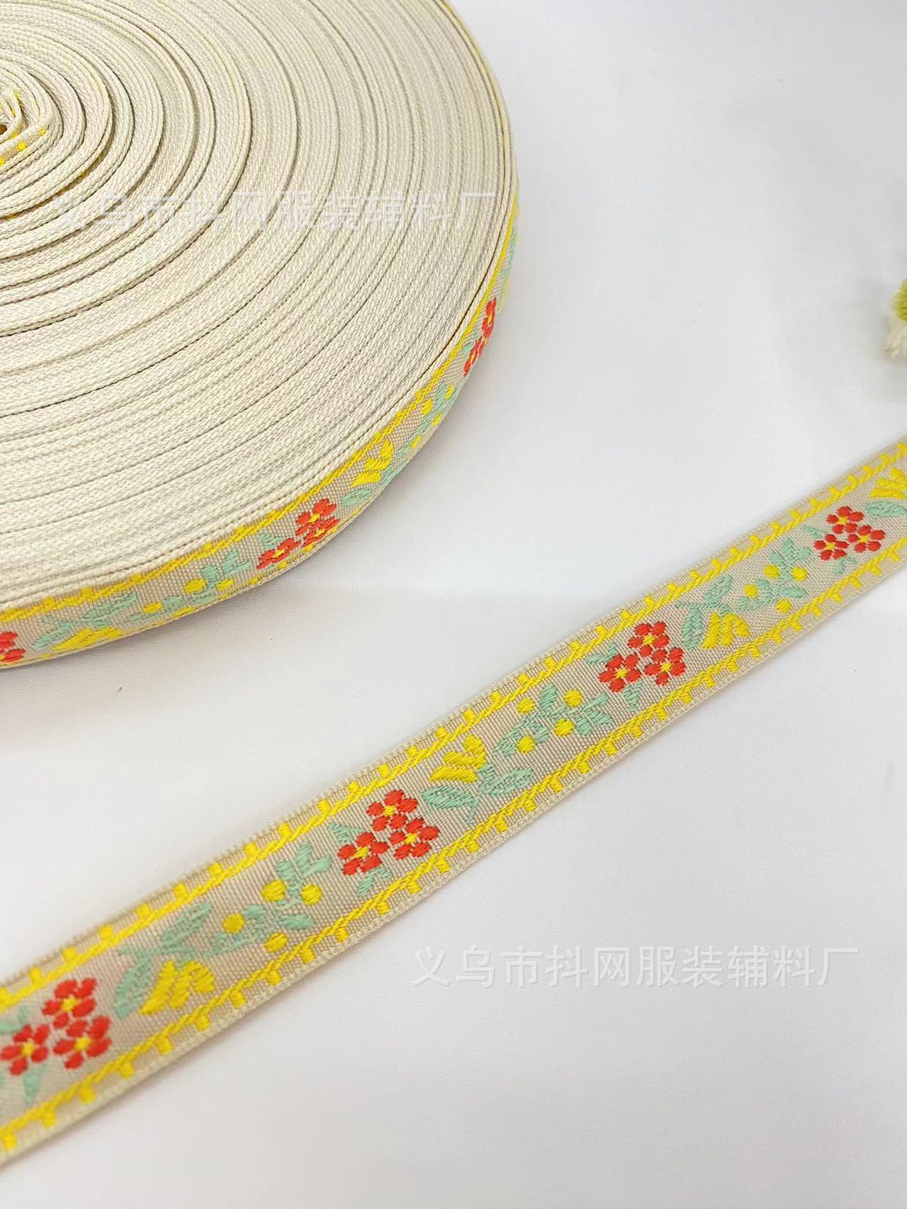 现货1.7cm民族风提花织带民族服饰服装DIY辅料刺绣织带厂家直供详情9