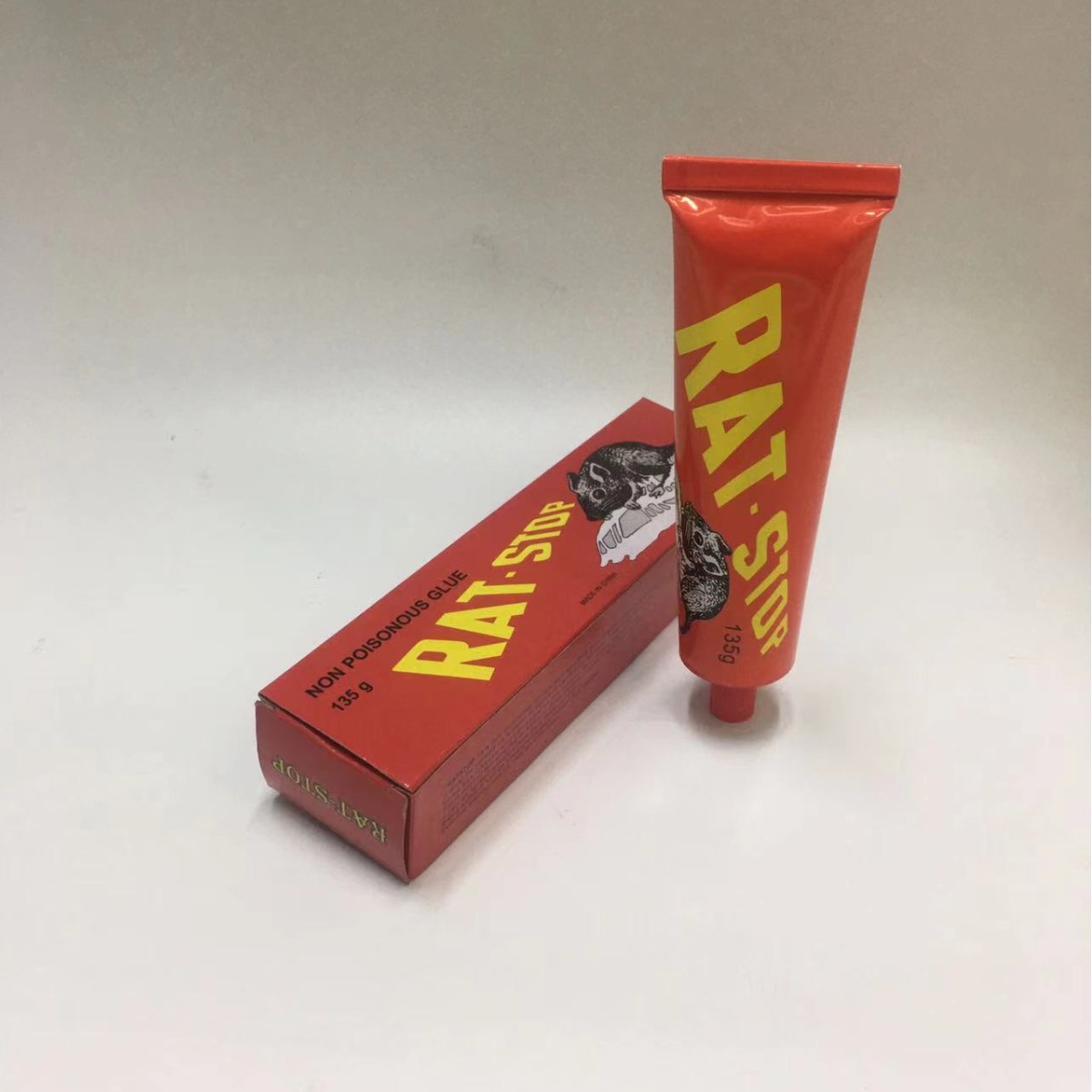 厂家直销 mouse glue 老鼠胶 粘鼠胶灭鼠神器克星捉鼠胶水红管详情2