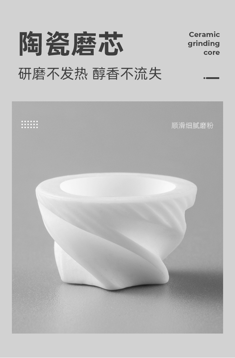 小巧便携手摇咖啡磨豆机厨房电器咖啡机套装手摇咖啡机详情6