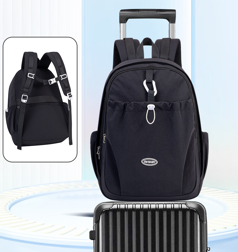 芝麻宝贝时尚双肩背包女学生小众初中女生高颜值大容量双肩包详情17