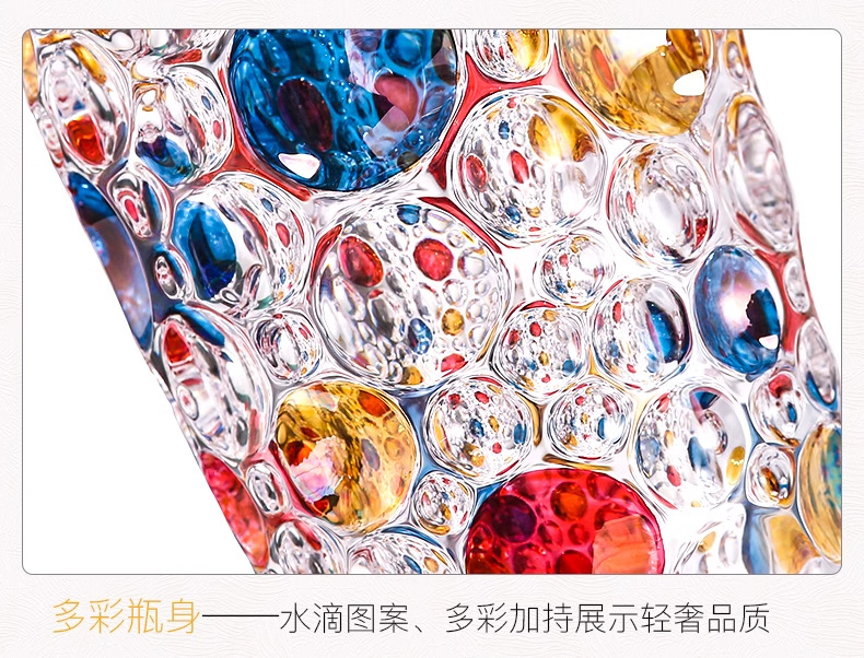 Czech imported crystal vase, high appearance level, European-style home living room decoration item, vase, light luxury and high-end glass gift pic 20