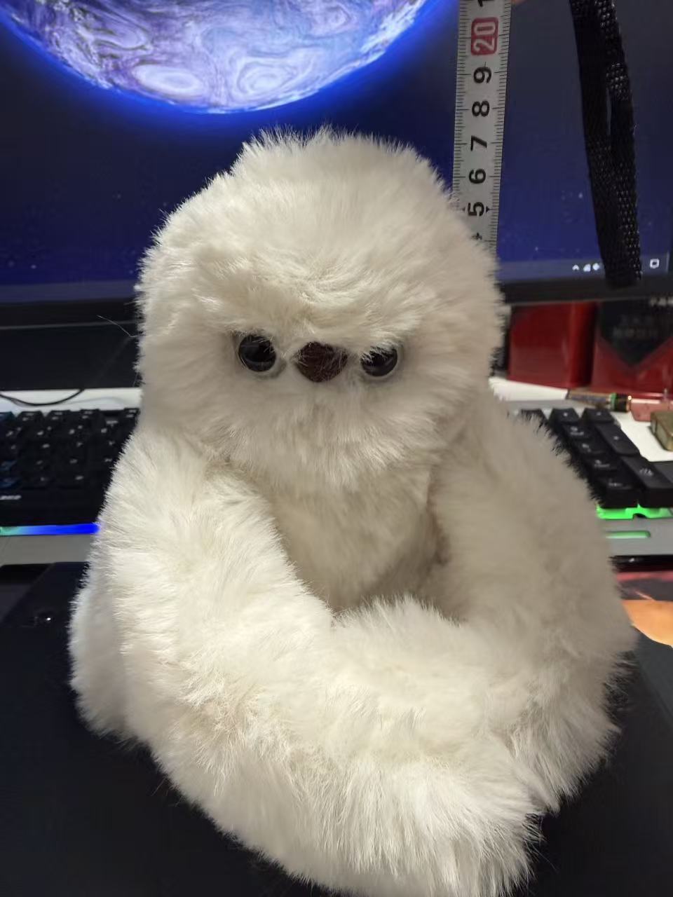 A cute plush toy that can sing, turn its head and learn to speak, an Instagram-style bag and pendant, a girlish and adorable pet toy pic 7