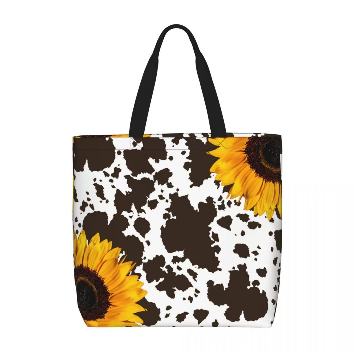 厂家直供跨境新品扎染数码印花女士购物袋大容量详情7