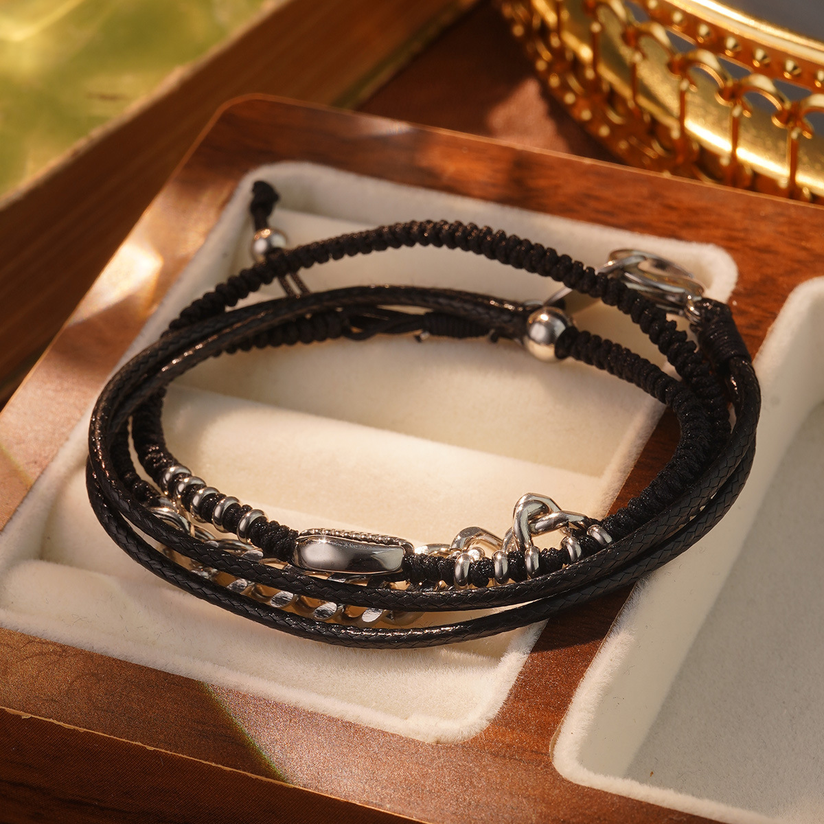 Ethnic style, unique tassel and beaded bracelet, elegant and niche design, retro hand-woven, wealth-attracting artistic jewelry pic 28