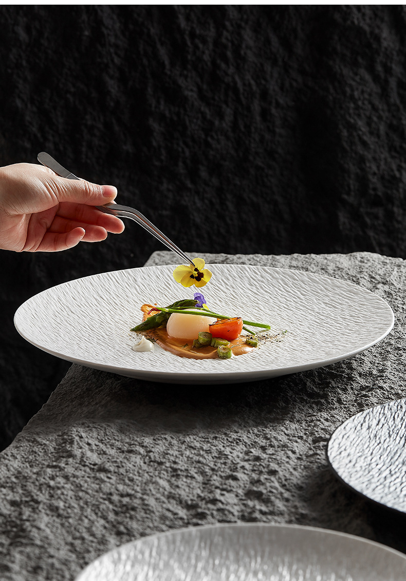 【工厂】轻奢西餐盘家用高颜值牛排意面盘子甜品水果沙拉菜盘商用详情8