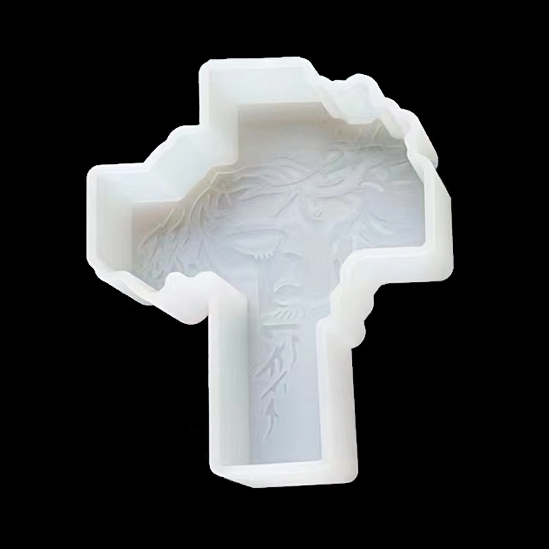捏捏乐魔芋朴朴棉香薰蜡烛肥皂模具石膏十字校车闪电硅胶滴胶模具详情7