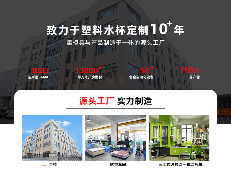 运动水杯PC学生儿童高颜值便携太空杯夏季耐高温食品级直饮塑料杯详情2