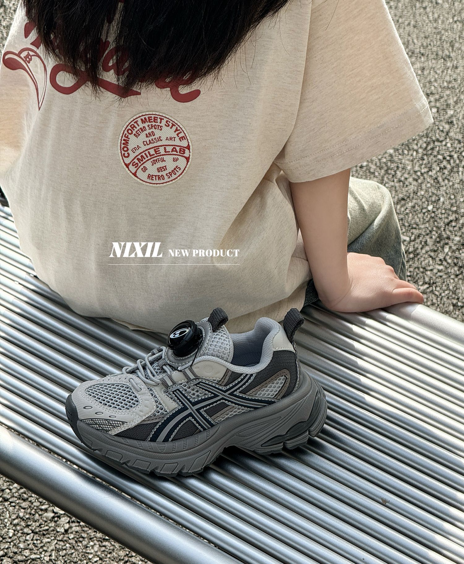 2025年夏季新款儿童老爹鞋时尚旋转扣童鞋单网透气男女童运动跑鞋详情34