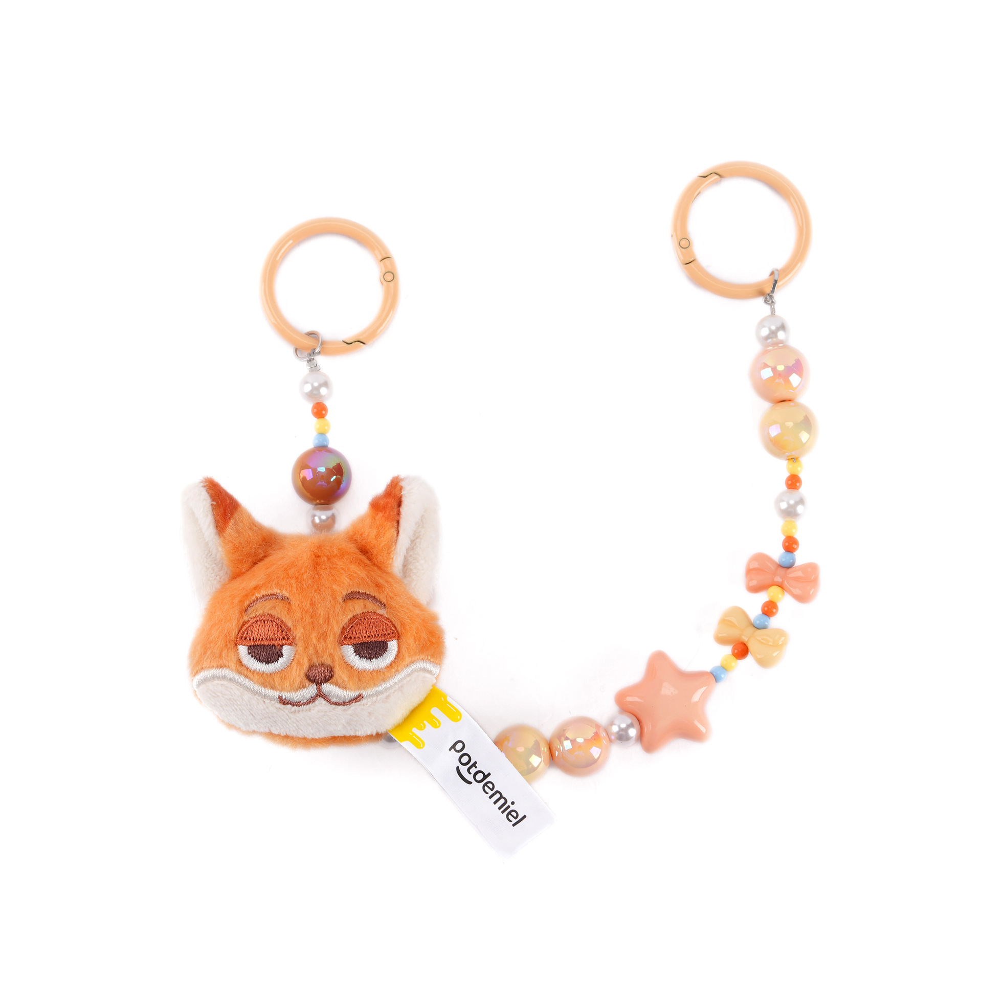 Disney Stitch, Zootopia, Judy Fox, Nick Macaron, Candy Bean backpack Pendant, keychain pendant pic 4