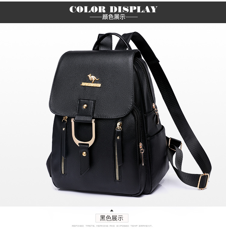 女士双肩背包高颜值多功能大容量背包2024春季新款洋气时尚休闲包详情18