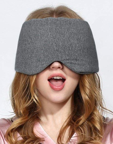 遮光睡眠护眼罩全包头围式大眼罩办公居家旅行适用透气睡眠护眼罩详情8