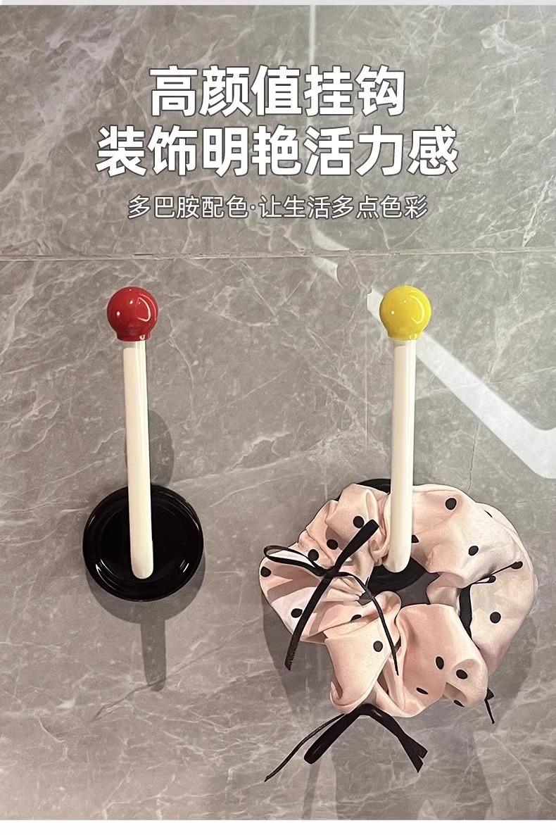 2024新款发圈发箍收纳架卫生间发饰发夹挂钩发绳首饰品收纳神器详情7