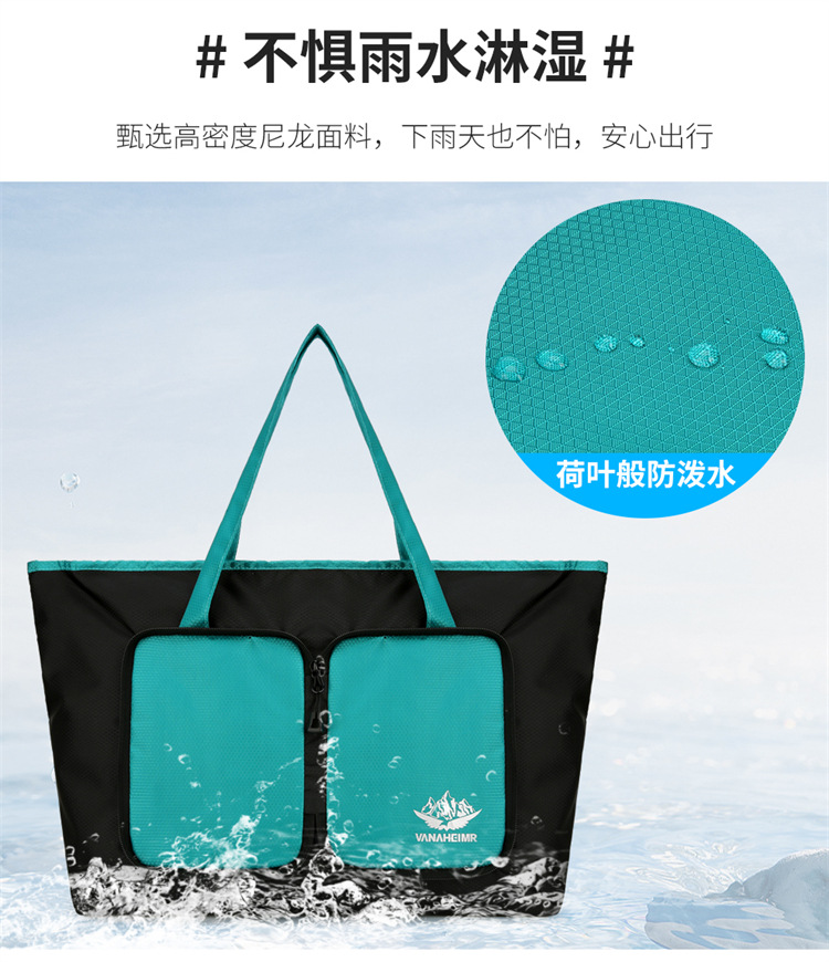 Yitu Warner Heim storage Bag, large-capacity hand-held outdoor picnic bag, cross-border single-shoulder travel bag, fitness bag, luggage bag pic 5
